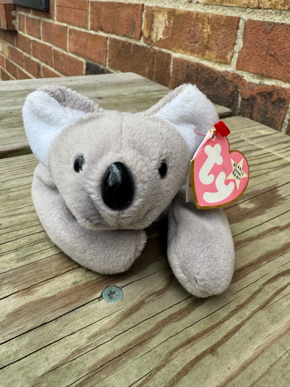 Ty Beanie Babies Mel Koala 1996 PVC Pellets 4th Gen Tag Plush
